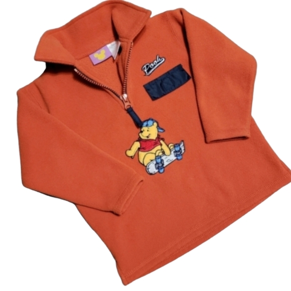 Winnie the Pooh fleece 1/4 zip pullover